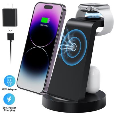 Station de Charge Apple pour iPhone 14/13/12/11/Pro/Max/XS/XR/X/8/7/6/5/Plus,  Chargeur Apple Watch 8/Ultra/7/6/SE/5/4/3/2/1, Chargeur iPhone for  AirPods2/3/Pro/Pro2 : : High-Tech
