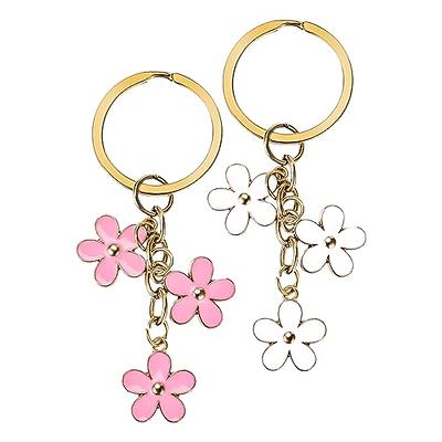 Yaihsuy Cute Flower Keychain Charms
