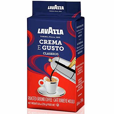 Lavazza Espresso Dark Roast Ground Coffee, 8.8oz Bricks (4 Pack), Authentic  Italian Blend Roasted in Italy, Non GMO - Yahoo Shopping