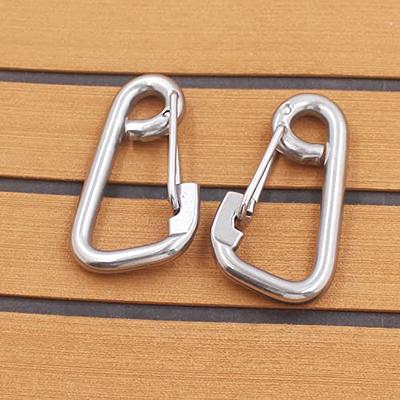 10mm 316 Stainless Steel Key Rings Heavy Duty Split Rings scuba