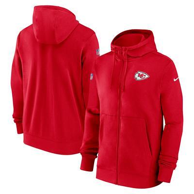 Men's Kansas City Chiefs Nike Gray Performance Sideline Lockup Full-Zip  Hoodie