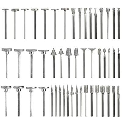 Diamond Grinding Burr Stone Carving Tools, 20 PCS Diamond Grinding Burr  Drill Bits Set with 1/8 Inch Shank Rotary Tools Accessories for Carving,  Engraving, Polishing Stone, Jewelry, Glass 