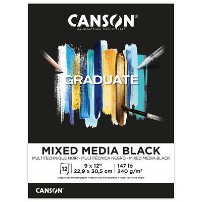 Canson Graduate Mixed Media Pad - 9 x 12, 20 Sheets