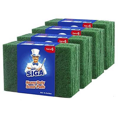 Dish Sponges for Kitchen (15 Pcs Pack) - Non Scratch Scrubbers for Cleaning  Dishes - Reusable Dish Sponge Scrub Pads for Dishwashing & Washing 