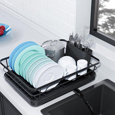 PremiumRacks Expandable Over the Sink Dish Rack - 304 Stainless Steel