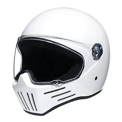  3/4 Adult Motorcycle Half Helmets with Sunshield Baseball Cap  German Style Leather Jet Helmet DOT Approved Open-Face Motorbike Safety  Helmets for Men and Women 1,M:56-57CM : Automotive