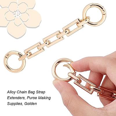 COLSEEY Purse Strap Extender 2Pcs 4.7 Inch Bag Extender Chain for Shoulder  Bag Metal Chain Strap Extender Replacement Bag Extender Accessory