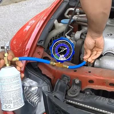  R1234yf Refrigerant Recharge Kit, R1234yf Recharge Kit, R1234yf  Charge Hose with R1234yf Self-Sealing Adapter, R1234yf Recharge Hose, for  Car R1234yf A/C Refrigerant System : Automotive