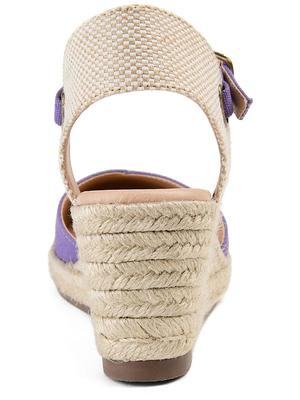 Journee Collection Women's Ashlyn Tru Comfort Foam Espadrille Wedge Sandals