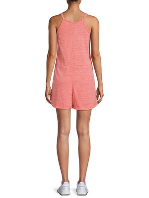 Avia Women's Active Strappy Romper with Two Front Pockets, 3.5