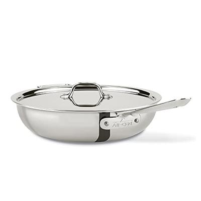 8.5 Inch Stainless Steel Skillet, D3 3-Ply Cookware
