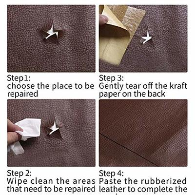 Leather Repair Patch Self-Adhesive Couches Repair Tape Couches Repair  Stickers for Sofas Bags Furniture Driver