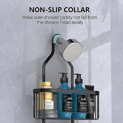 Kadolina 2 Pack Adhesive Corner Shower Caddy Shelf, Bathroom Shower  Organizer Shelves, No Drilling Rustproof Wall Mounted Shower Storage Basket  Shampoo Holder Organizer (Black) : Home & Kitchen 