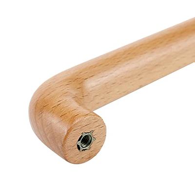 MY MIRONEY 8 Pack Hardware Wooden Handles Arch Wood Cabinet Pulls Finished  Wooden Drawer Pulls Handles Beech Wood Dresser Door Pulls with Screws,  5.04 Hole Centers - Yahoo Shopping