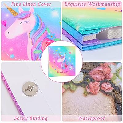 pickyNproud Photo Album Self Adhesive DIY Scrapbook Albums 40 Pages Cute  Unicorn Baby Memory Book Linen Picture Album for Kids Family Wedding Travel  Hold 3x5 4x6 5x7 6x8 8x10 Photos - Yahoo Shopping