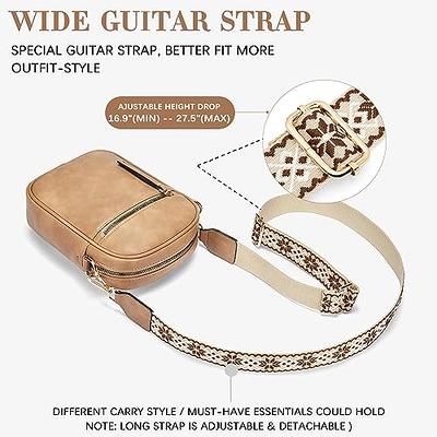 Guitar Strap Style Cross Body Bag, Adjustable Strap Purses, Guitar