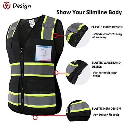  ASIPHITU Reflective Jacket for Men High Visibility