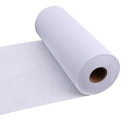 Iron On Interfacing, 11.4 Inches x 32yd Polyester Iron-On Non-Woven  Interfacing White Fusible Interfacing Fabric Single-Sided Interfacing for  DIY Crafts Supplies - Yahoo Shopping