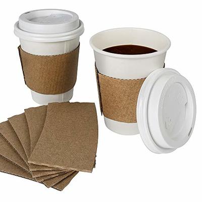Glowcoast Disposable Coffee Cups With Lids - 12 oz To Go Coffee Cup (90  Pack). Travel Cups Hold Shape With Hot Drinks, No Leaks! Paper Cups with  Insulated Sleeves Protect Fingers! - Yahoo Shopping