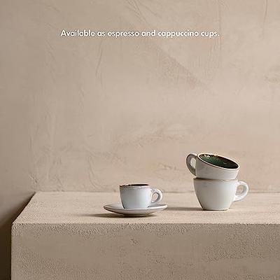 Porcelain Cappuccino Cups with Saucers Italian Style