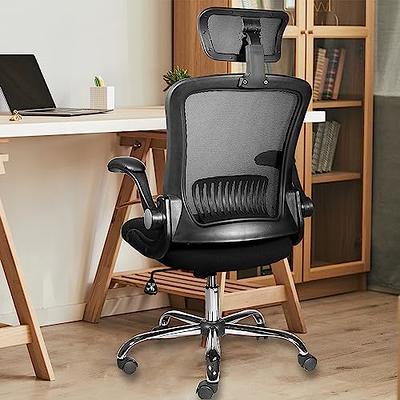 Office Chair, Desk Chair, Ergonomic Home Office Desk Chairs, Computer Chair  with Flip up Armrests, Mesh Desk Chairs with Wheels, Office Desk Chair