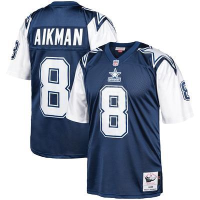 Dallas Cowboys Youth Shirt Troy Aikman Mitchell & Ness Retired Retro Player  Name & Number T |