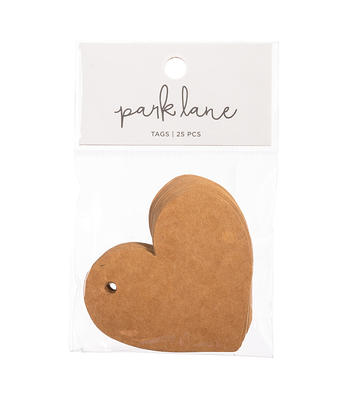 Park Lane Heart Tags Kraft