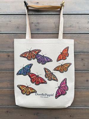 Monarch Knitting Tote Bag