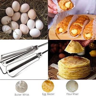 SyangKaitian Hand Mixer, Stainless Steel Manual Whisk, Rotary Kitchen Mixer,  Egg Beater Stainless Steel Plastic Hand Crank Autorotation Effort Saving Manual  Hand Mixer for Home Kitchen Cooking Orange - Yahoo Shopping