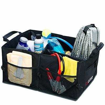 Car Organizer & Storage for Trunk - Collapsible, Sectional & Non-Slip -  Consoles for SUV Truck Car