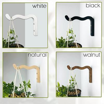 Wall Hook for Hanging Plants, Wood Plant Hanger Indoor or Outdoor, Wall  Plant Holder, Plants Hooks, Wooden Plant Hook, Plants Hanger 