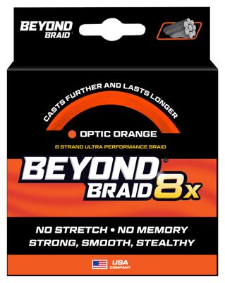 Beyond Braid 8X Ultra Performance 8-Strand Fishing Line - Optic Orange -  300 Yards - 80 Lb. Test - Yahoo Shopping