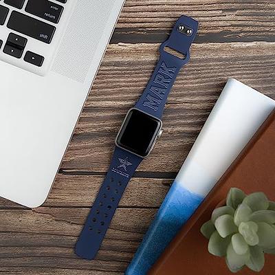 Gametime Dallas Cowboys Leather Band fits Apple Watch (42/44mm S/M