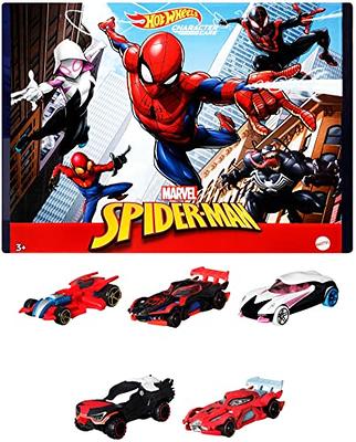 Spider-Man Marvel Spider-Mobile 6-Inch-Scale Vehicle with Miles Morales  Action Figure, Marvel Toys for Kids Ages 4 and Up