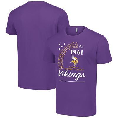 Men's Starter Purple Minnesota Vikings City Arch Team T-Shirt