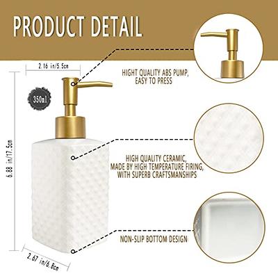 Premium Quality Dish Soap Dispenser - Countertop Kitchen Soap Dispense