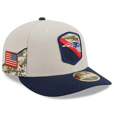 Men's New Era Stone/Aqua Miami Dolphins 2023 Salute to Service Low Profile 59FIFTY Fitted Hat