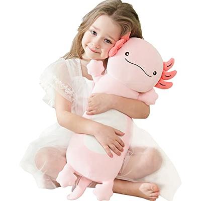 Karister Body Pillow Cute Axolotl Plush, Axolotl Gifts for Girls - Long  Stuffed Animal Pillow, Body Pillow for Adults Gift for Girlfriend, Pink