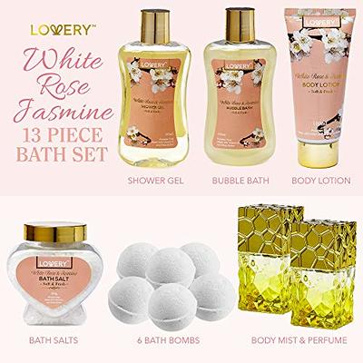 Cherry Blossom Bath Gift Set - Spa Kit with Body Lotion, Essential Oils for  Women - Birthday and Christmas Gifts