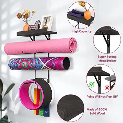 Yoga Mat Storage Rack, Home Gym Equipment Workout Equipment Storage  Organizer Yoga Mat Holder for Yoga Block,Foam Roller, Women Men Fitness  Exercise Equipment Organization, Mats -  Canada