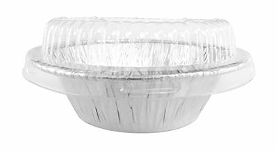 KitchenDance Disposable Aluminum Foil Tart Pan with Lid - 5