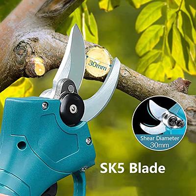 Pruning Shear Battery Powered, Kebtek Electric Cordless Pruner Heavy Duty  Electric Branch Cutter with 2PCS Backup Lithium Battery 2000mAh 6-8H  Working Time, 25mm (0.98 Inch) Cutting Diameter - Yahoo Shopping