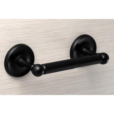 Mainstays Wall Mounted Toilet Tissue Holder, Matte Black Finish 