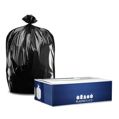 55-60 Gallon Black Trash Bags, 1.2 Mil, 38'' x 58'' (50 Count