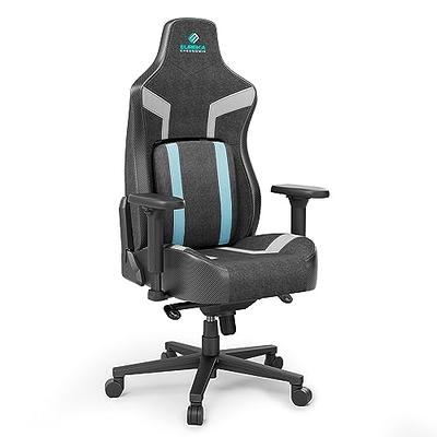 GTPLAYER Gaming Chair w/Footrest, Lumbar Support, Height Adjust, 360°  Swivel