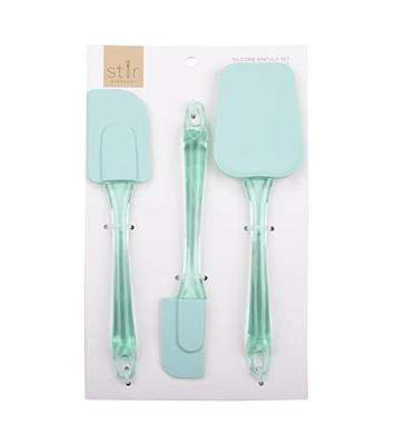 Farberware 4-Piece Whisk, Spatula, Spoon Spatula and Basting Brush Silicone Set in Red