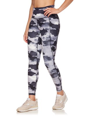 Reebok Women's Getaway High Rise Print 7/8 Leggings with Pockets