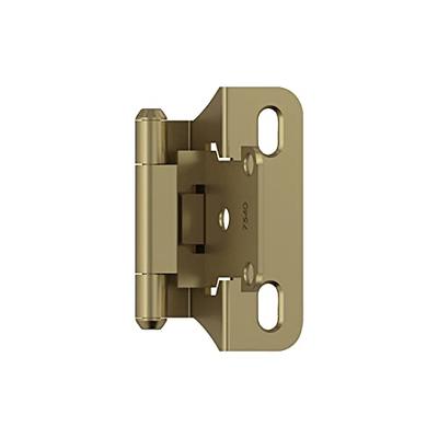 RELIABILT 2-Pack Adjustable Overlay 200-Degree Opening Aged Bronze  Self-closing Overlay Cabinet Hinge in the Cabinet Hinges department at