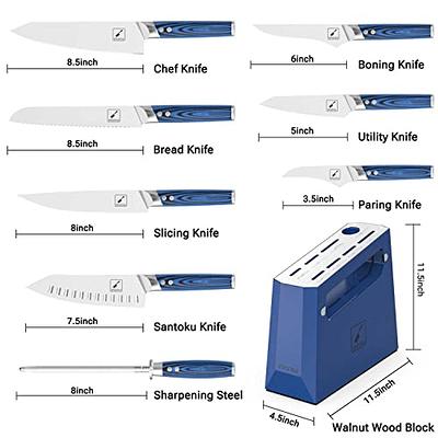 Knife Set, imarku 16-Piece Japanese Kitchen Knife Set, Ultra Sharp Chef Knife  Set for Kitchen, High Carbon Stainless Steel Knife Block Set with  Sharpener, Best Christmas Gifts for Women and Men 