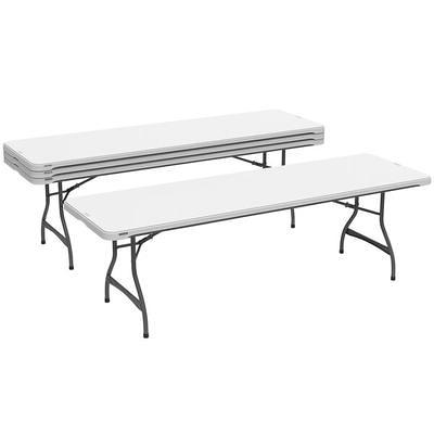 Lifetime 22901 72 x 30 White Granite Plastic Folding Table